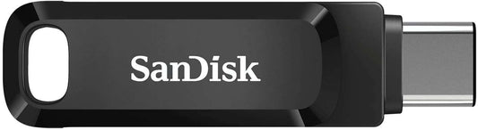 SanDisk - Ultra Dual Drive unidad flash USB 128 GB USB Type-A / USB Type-C 3.2 Gen 1 (3.1 Gen 1) Negro  Plata