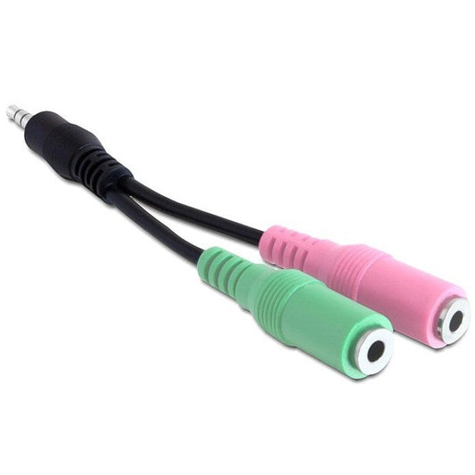 DeLOCK - 3.5mm/2 x 3.5mm cable de audio 0 12 m 3 5mm Multicolor