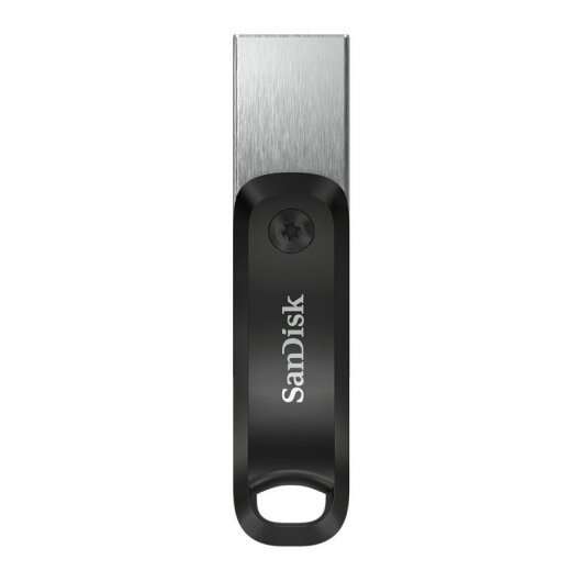 SanDisk - iXpand unidad flash USB 64 GB USB Type-A / Lightning 3.2 Gen 2 (3.1 Gen 2) Negro  Plata