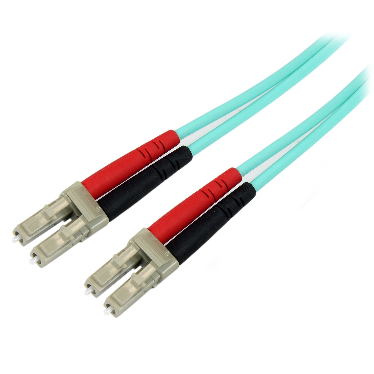 StarTech.com - Cable de 10m de Fibra Óptica Multimodo OM3 LC a LC UPC - Full Duplex 50/125µm - para Redes de 100G - LOMMF/VCSEL - Pérdida Baja al Insertar <0.3dB - Cable LSZH