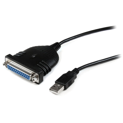 StarTech.com - Cable de 1 8m Adaptador de Impresora Paralelo DB25 a USB A - H/M