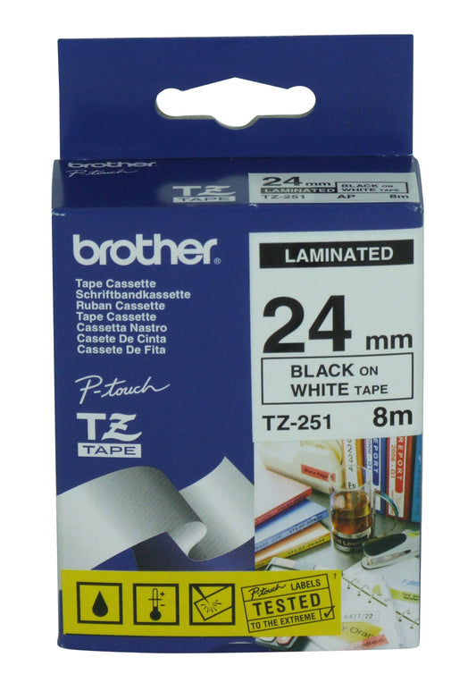 Brother - TZ-251 cinta para impresora de etiquetas