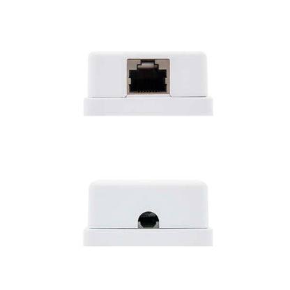 Nanocable - ROSETA DE SUPERFICIE PARA RJ45 CAT.6 1 TOMA  BLANCO