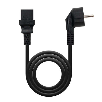 Nanocable Cable de Alimentacion CPU - Shucko CEE7 Macho a C-13 Hembra 5m - Color Negro 1 pieza(s)