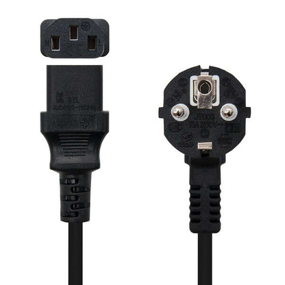 Nanocable Cable de Alimentacion CPU - Shucko CEE7 Macho a C-13 Hembra 5m - Color Negro 1 pieza(s)