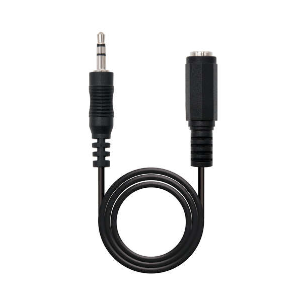 Nanocable - 10.24.0201 cable de audio 1 5 m 3 5mm Negro