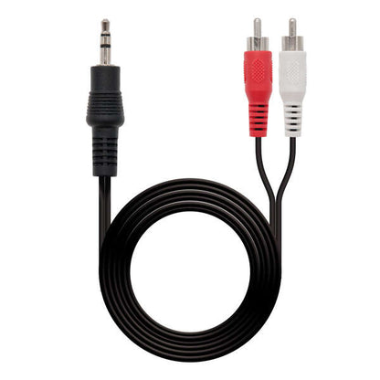 Nanocable - CABLE AUDIO ESTEREO 3.5/M-2xRCA/M 1.5 M