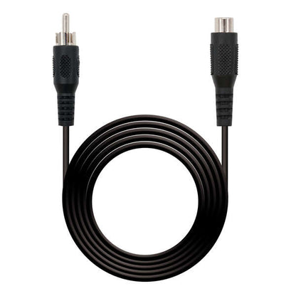 Nanocable Cable RCA Extension RCA Macho a RCA Hembra 5m - Color Negro 1 pieza(s)