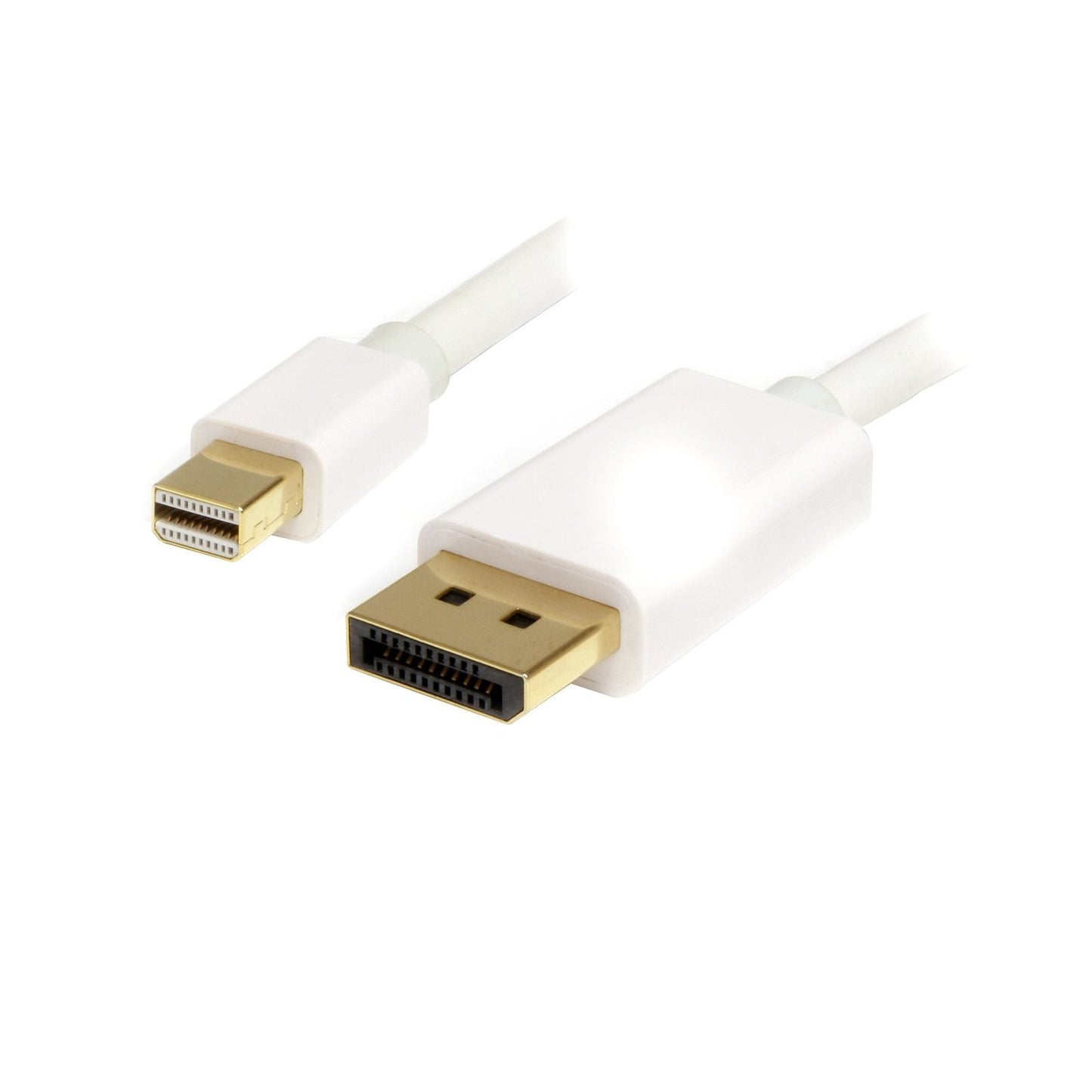 StarTech.com - Cable de 2m Mini DisplayPort a DisplayPort 1.2 - Cable Adaptador Mini DisplayPort a DisplayPort 4K x 2K UHD - Cable para Monitor Mini DP a DP - Blanco