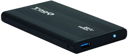 TooQ - TQE-2524B caja para disco duro externo Caja de disco duro (HDD) Negro 2.5"