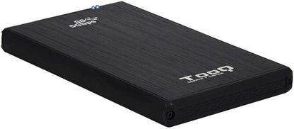 TooQ - TQE-2522B caja para disco duro externo Caja de disco duro (HDD) Negro 2.5"