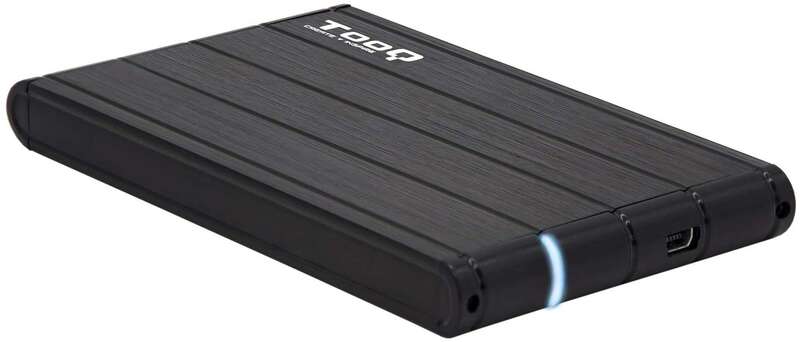 TooQ - CAJA HDD 2.5" SATA A USB 2.0/USB 3.0 NEGRA