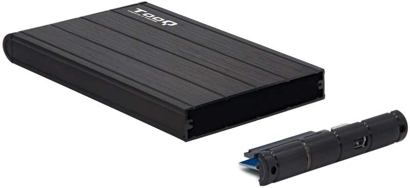 TooQ - CAJA HDD 2.5" SATA A USB 2.0/USB 3.0 NEGRA