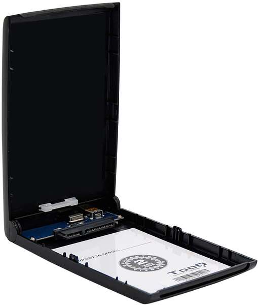 TooQ - CAJA HDD 2 5" SATA A USB 2.0/USB 3.0 NEGRA