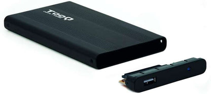 TooQ - CAJA HDD 2.5" SATA A USB 2.0 NEGRA