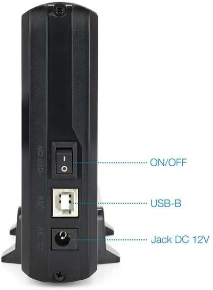 TooQ - CAJA HDD 3 5" SATA A USB 2.0 NEGRA