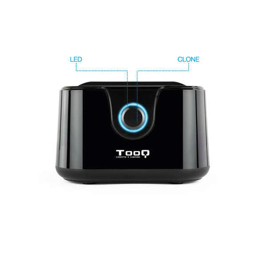 TooQ - DOCK STATION SATA 2.5/3.5 A USB 3.0 CLONE OTB NEGRO