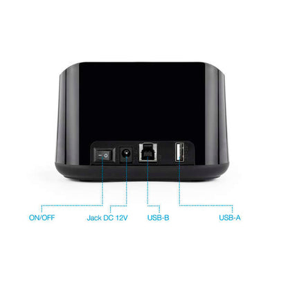 TooQ - DOCK STATION SATA 2.5/3.5 A USB 3.0 CLONE OTB NEGRO