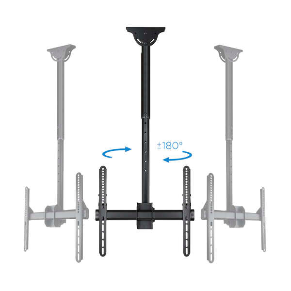 TooQ - LPCE1155TSLI-B soporte para pantalla de señalización 139 7 cm (55") Negro