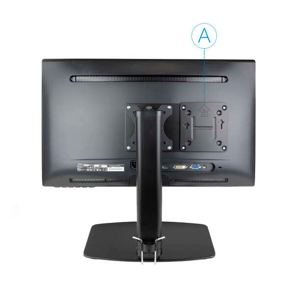 Tooq Soporte VESA para Mini PC - Peso Max 3kg - VESA 100x100 - Color Negro 1 pieza(s)