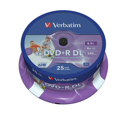 Verbatim - 43667 DVD en blanco 8 5 GB DVD+R DL 25 pieza(s)