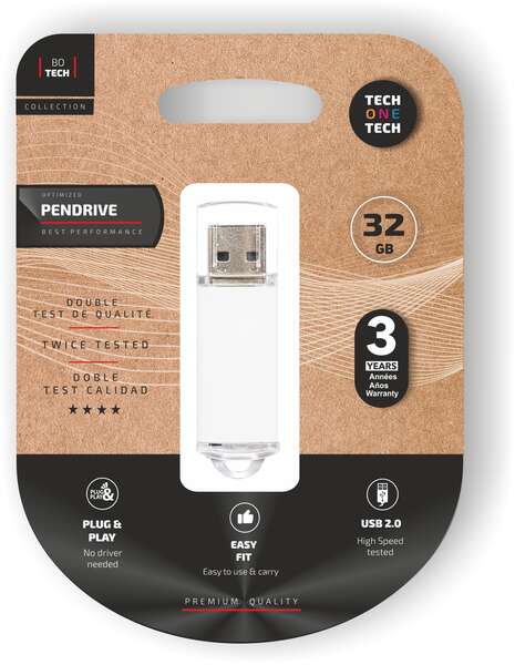 TechOneTech Basic Memoria USB 2.0 32GB (Pendrive) 1 pieza(s)