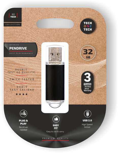 TechOneTech Basic Memoria USB 2.0 32GB (Pendrive) 1 pieza(s)