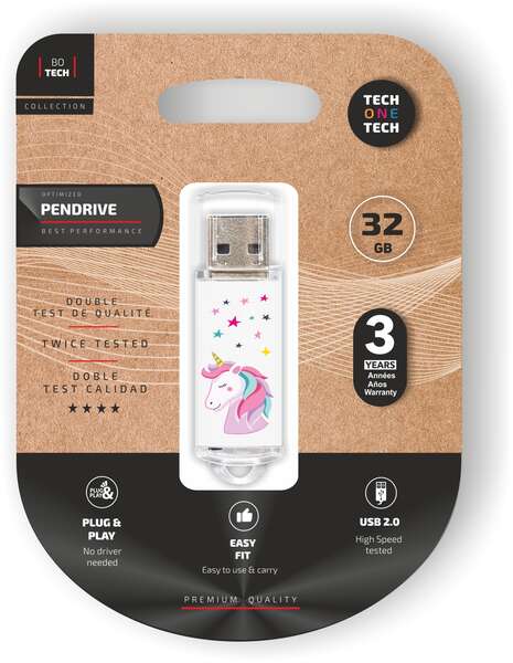 TechOneTech Unicornio Dream Memoria USB 2.0 32GB (Pendrive) 1 pieza(s)