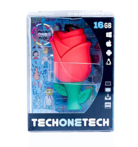 TECH ONE TECH - TEC5131-32 unidad flash USB 32 GB USB tipo A 2.0 Verde  Rojo