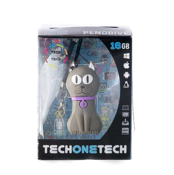 TECH ONE TECH - TEC5133-32 unidad flash USB 32 GB USB tipo A 2.0 Gris