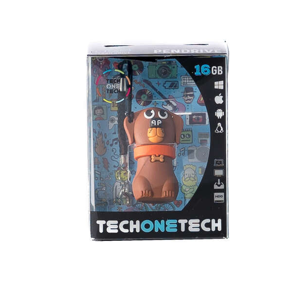 TECH ONE TECH - TEC5134-32 unidad flash USB 32 GB USB tipo A 2.0 Marrón