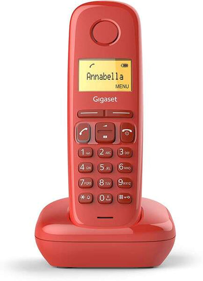 Gigaset - A170 Teléfono DECT Identificador de llamadas Rojo