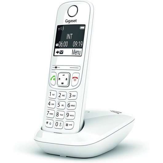 Gigaset - AS690 Teléfono DECT/analógico Identificador de llamadas Blanco