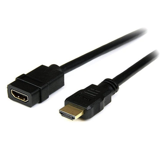 StarTech.com - Cable de 2m Extensor HDMI - Cable HDMI Macho a Hembra - Cable Alargador HDMI 4K - Cable HDMI con Ethernet UHD 4K 30Hz Macho a Hembra - Cable HDMI 1.4 de Alta Velocidad