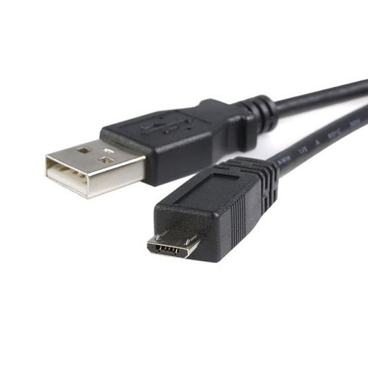 StarTech.com - Cable 3m Micro USB B a USB A Cargador para Teléfono Móvil Datos USB 2.0 - Macho a Macho - Negro