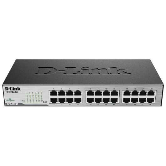 D-Link Switch 24 Puertos 10/100Mbps no Gestionable 1 pieza(s)