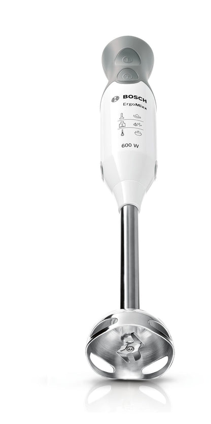 Bosch - ErgoMixx MSM66120 Batidora de inmersión 600 W Gris  Blanco