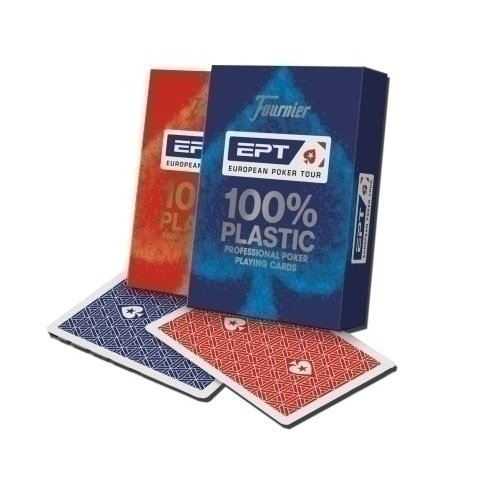 Fournier - BARAJA POKER PLAST. EUROPEAN POKER TOUR - Pack de 12 unidades