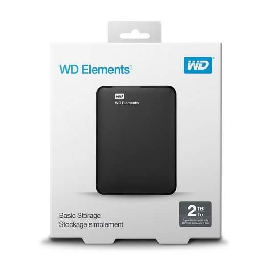 Western Digital - WD Elements Portable disco duro externo 2 TB Negro