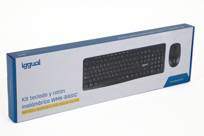 iggual - Kit teclado ratón inalámbrico WMK-BASIC