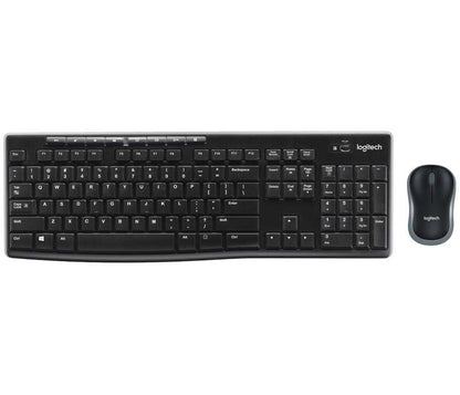 Logitech - Wireless Combo MK270 teclado Ratón incluido Hogar USB QWERTY Español Negro