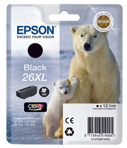 Epson - Cartucho 26XL negro