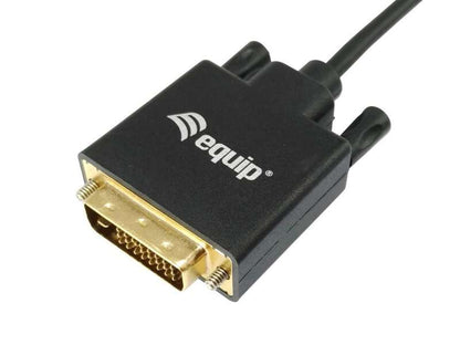 Equip - 133468 adaptador de cable de vídeo 1 8 m USB Tipo C DVI-D Negro