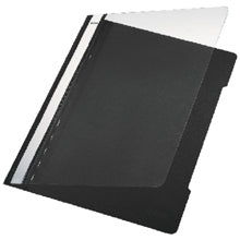 Leitz - Standard Plastic File Black A4 PVC  archivador Negro