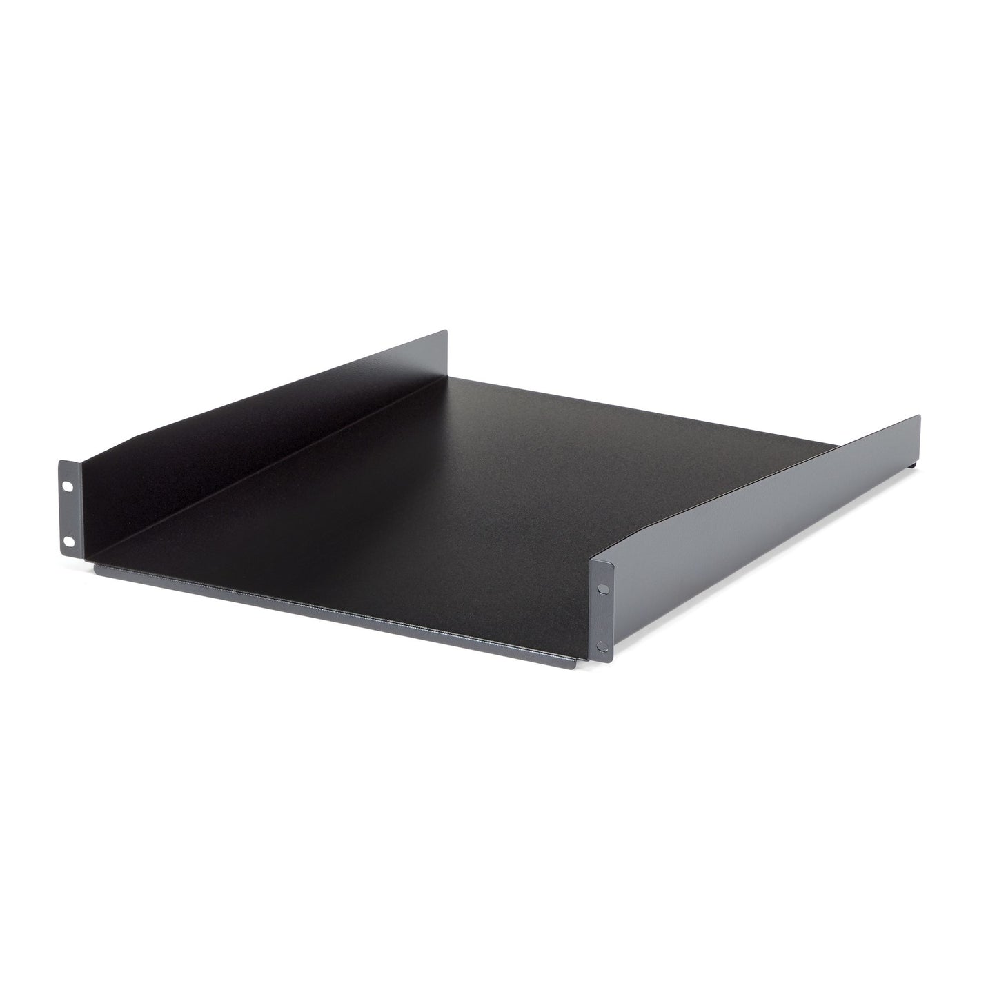 StarTech.com - Estante Bandeja 2U 22in (558 8mm) de Profundidad Fija para Armario Rack Universal de Servidores - de Acero de Servicio Pesado - con Capacidad de 23kg - Negro