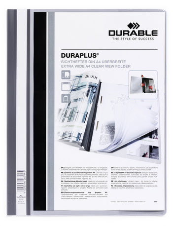 Durable - Pack 25 Unid. DURAPLUS Gris A4 257910