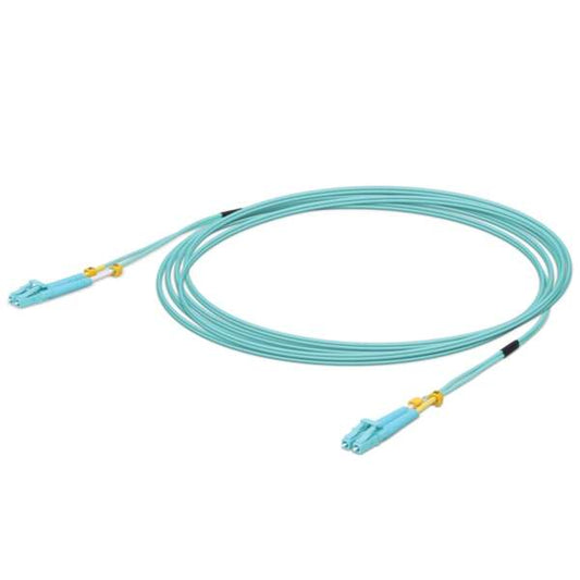 Ubiquiti - UniFi ODN 3m cable de fibra optica LC OM3 Color aguamarina