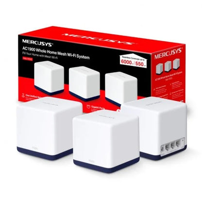 Mercusys - Halo H50G(3-pack) Doble banda (2 4 GHz / 5 GHz) Wi-Fi 5 (802.11ac) Blanco Interno