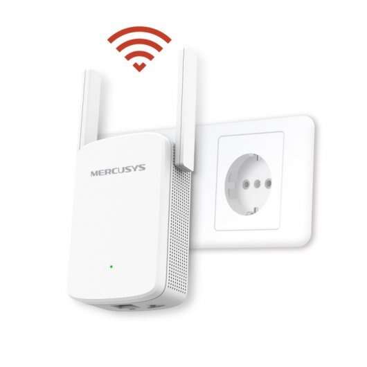 Mercusys Repetidor Extensor de Red AC1200 WiFi - Doble Banda - Hasta 1200Mbps - Boton WPS - 2 Antenas Externas 1 pieza(s)