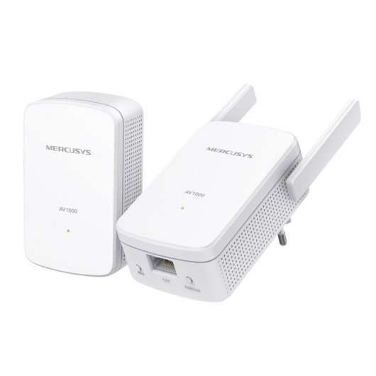 Mercusys - MP510 KIT adaptador de red PowerLine 1000 Mbit/s Ethernet Wifi Blanco